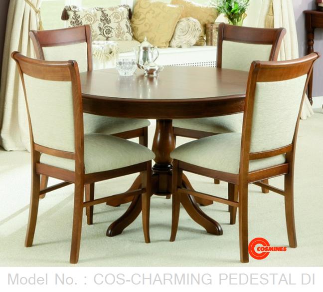 COS-CHARMING PEDESTAL DINING S